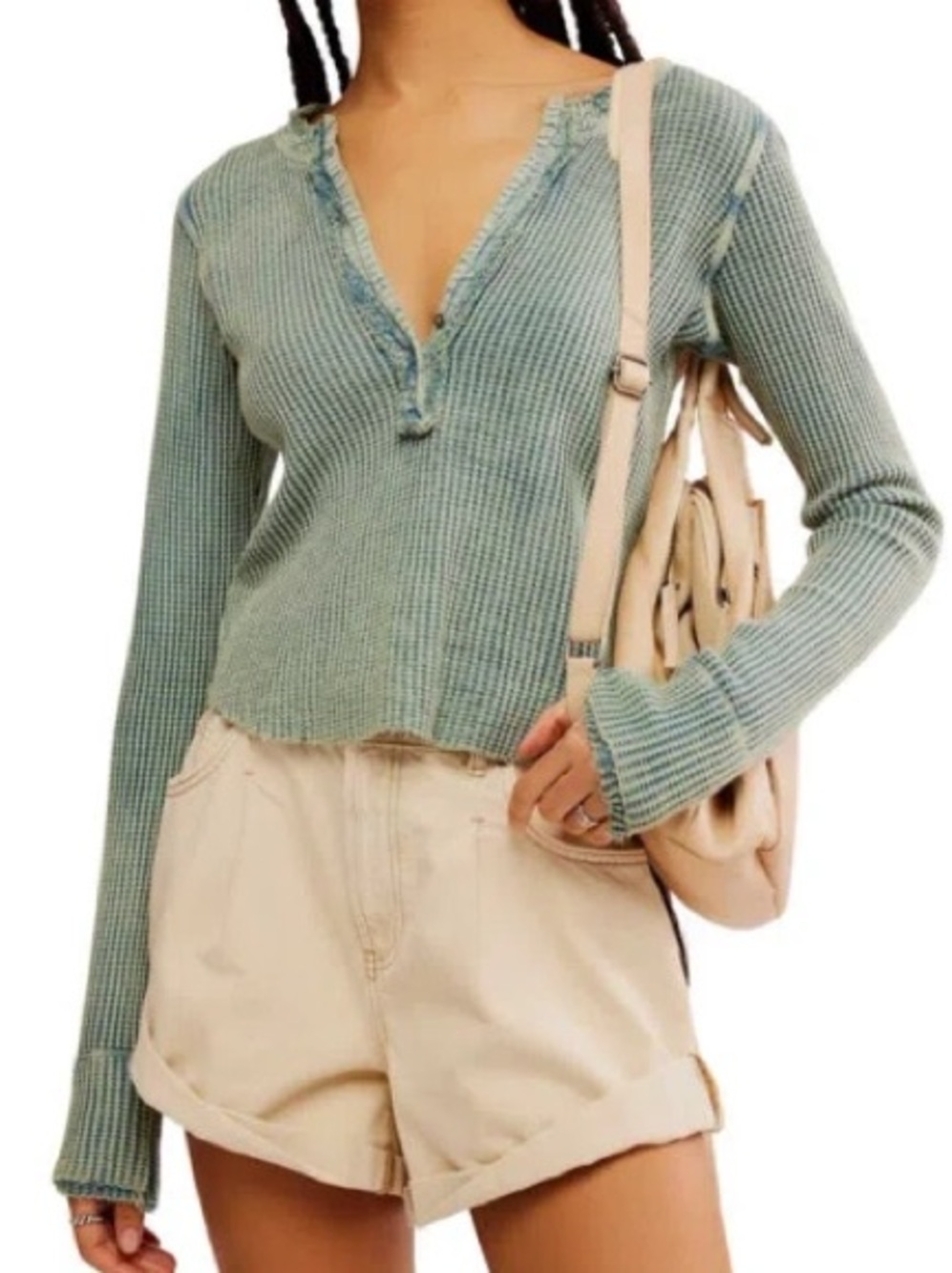 FP Colt Waffle Henley Thermal Top